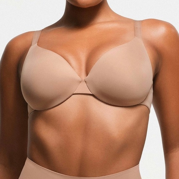 SKIMS‎ Smoothing Intimates Full Coverage Lightly Lined Bra Sienna Size 32DD NWT - Picture 2 of 5